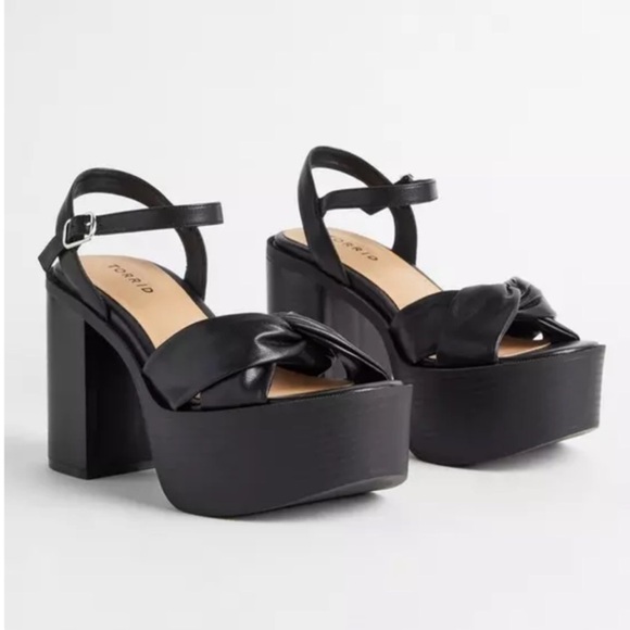 torrid Shoes - Chunky Black Platform Heels Torrid